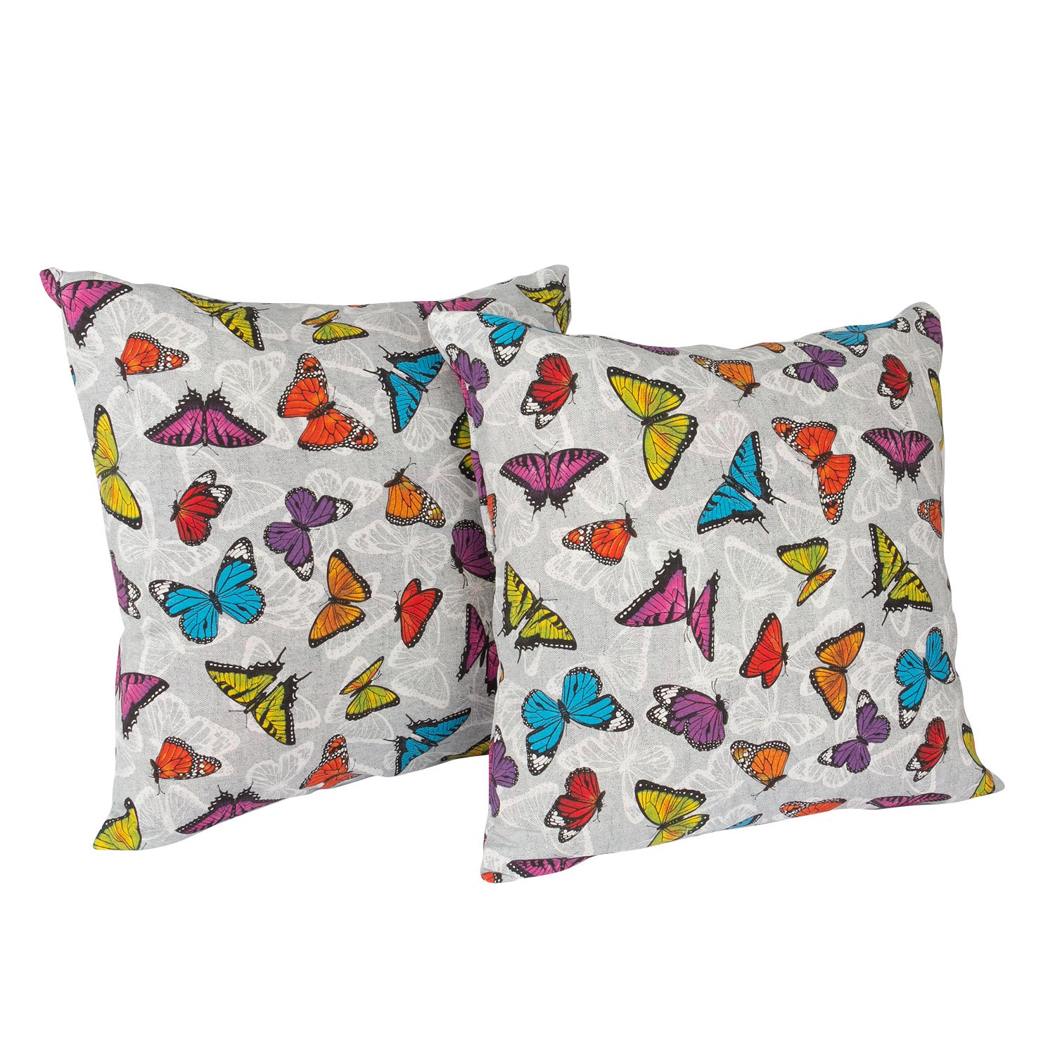 Masel - Set 2 Cojines Lona Española Mimi Gris 50x50