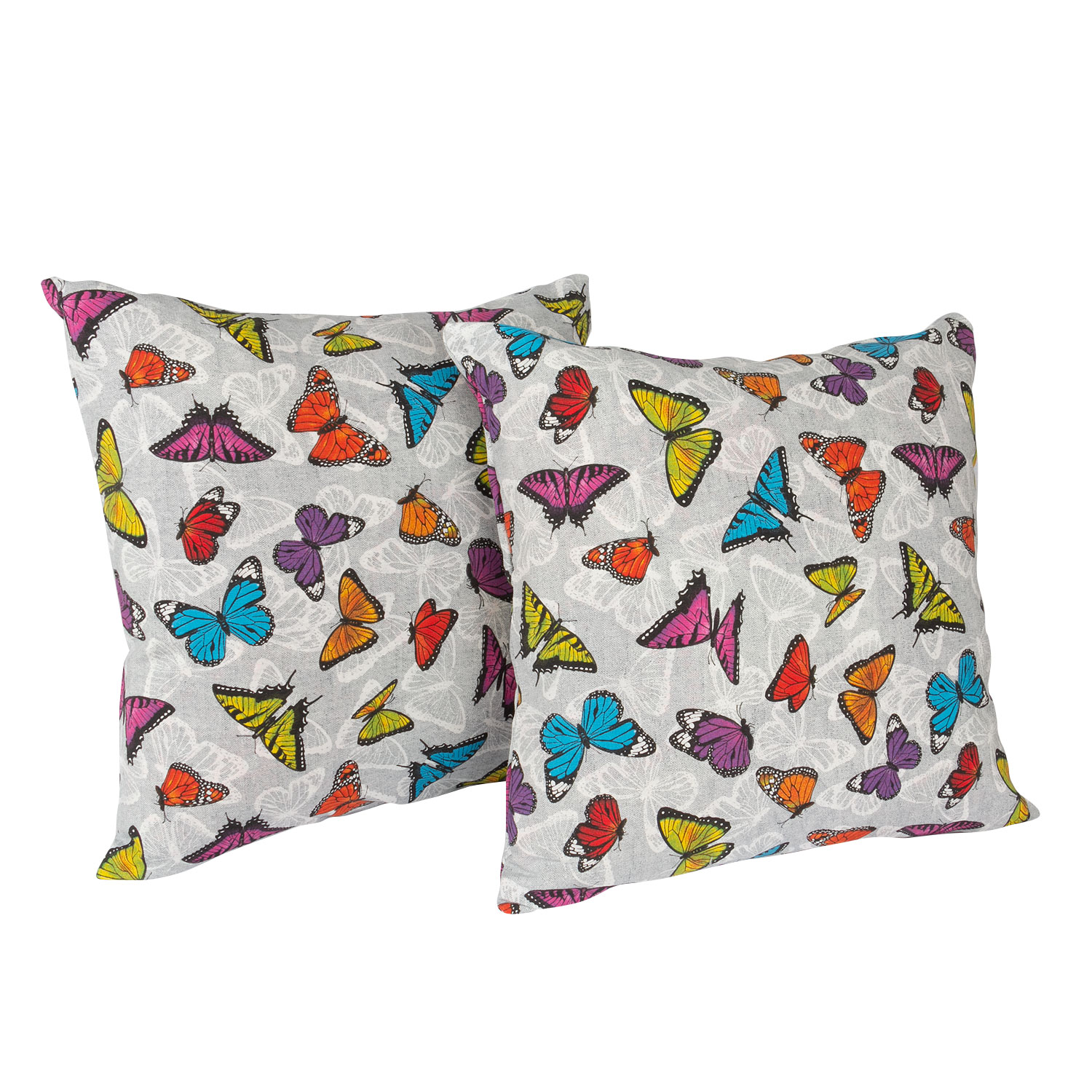 Masel - Set 2 Cojines Lona Española Mimi Gris 50X50