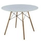 thumbnail image 1 of Mesa de comedor redonda Blanca Eames 80cm, 1 of 6