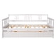thumbnail image 3 of Full Size Daybed Wood Bed with Twin Size Trundle,White, 3 of 3