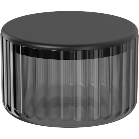 Ou - Porta Algodón/Joyero Groove Classic Negro