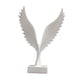 thumbnail image 5 of Estatua nórdica de ala de Ángel, estatuilla abstracta de águila, obra de arte Animal, escultura de resina para Interior, oficina, adornos de Hotel , blanco, 10,5 cm x 3 cm x 15 cm, 5 of 5