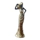 thumbnail image 4 of Escultura africana, estatua Tribal de señora, adorno de mesa, figura de mujer para dormitorio, escritorio, entrada, estantería, regalo de inauguración Estilo A, 4 of 5