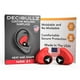thumbnail image 2 of Tapones Moldados Personalizados Decibullz 31dB, Protección Auditiva Cómoda para Tiro, Viajes, Natación, Trabajo y Conciertos (Rojo), 2 of 2