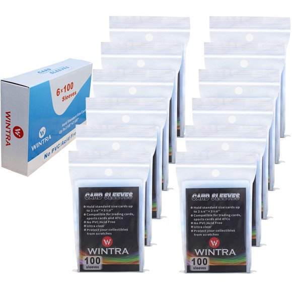 Fundas para tarjetas WINTRA Ultra Clear Penny 1200 unidades 67 x 94 mm