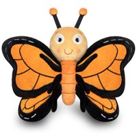 Pebbles The Butterfly - Peluche Con Forma De Mariposa, Guijarros Y Forma De Mariposa Con Alas Batibles