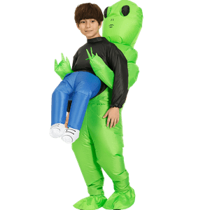 Genérica - Disfraz Inflable De Alien Para Niño