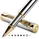 thumbnail image 1 of Bolígrafo Plateado Cromado Con Acabado Dorado De 24 Quilates, 1 of 9