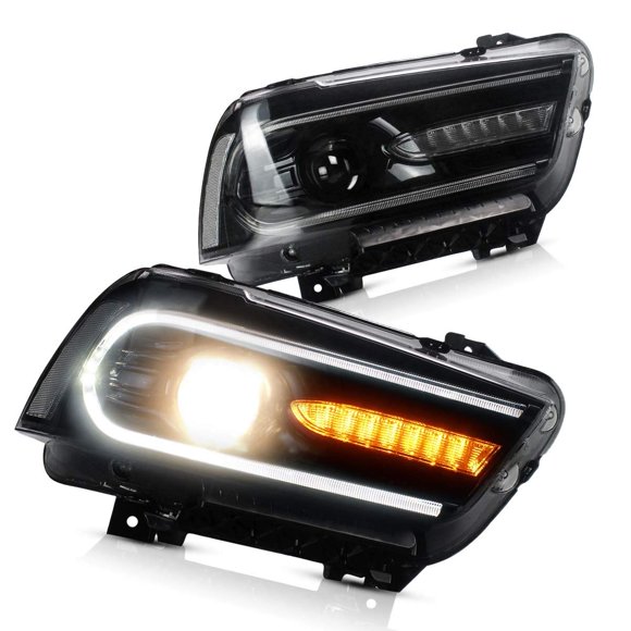 Faros YUANZHENG Dodge Charger 2011-2014 LED Secuenciales