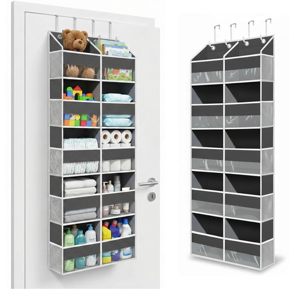 Organizador para colocar sobre la puerta Camkey de 10 bolsillos con tela Oxford 600D