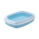 thumbnail image 2 of Kitten Cat Litter Box Bandeja Inodoro 18x13.8x4inch Durable Para Hámsteres Conejos Azul, 2 of 5