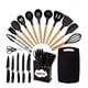 thumbnail image 2 of Set 19 Utensilios Cocina Antiadherente Silicona Mango Madera, 2 of 3