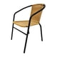 thumbnail image 5 of Silla de Terraza Ratan Metálica Beige 53x58x74 Cm, 5 of 7