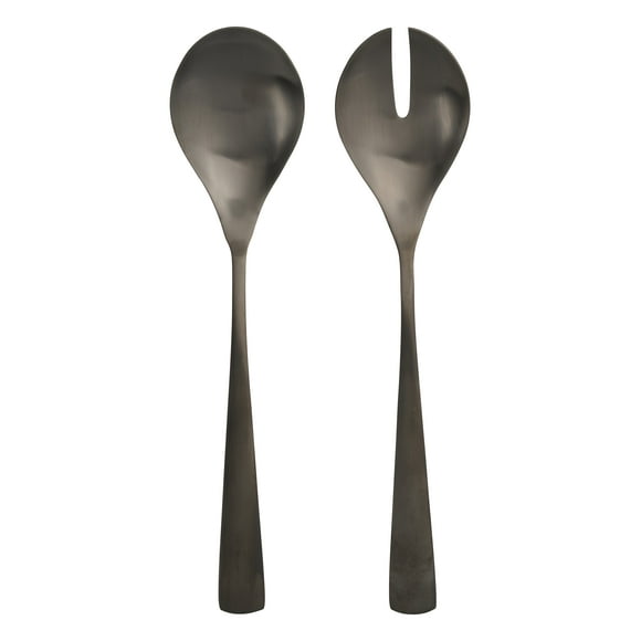 Set Ensalada Acero Inoxidable Negro