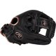 thumbnail image 2 of Rawlings | Guante de Softbol Fastpitch Serie R9 | 11,75" | Lanzamiento con mano derecha (RHT) | Pro I-Web | Negro, 2 of 5