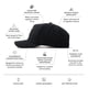 thumbnail image 2 of Gorra de béisbol melin Odysea Stacked Hydro Waterresistant negra, 2 of 8