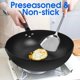 thumbnail image 5 of Wok Souped Up Recipes, acero al carbono, 32 cm, con tapa y espátula, 5 of 7