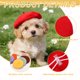 thumbnail image 3 of Uxcell Sombrero de Lana para Perro, Boina de Artista Francés de 6 Pulgadas con Correa Ajustable, Accesorio para el Cabello, (Púrpura), para Disfraz de Navidad/Props para Fotos/Gatos Pequeños/Cachorros, 3 of 7