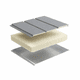 thumbnail image 2 of Revestimiento Exterior Siding Metálico Gris Texturado Tres Tablas Caja 10 Un, 2 of 4