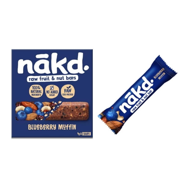 Barra Blueberry Muffin (4 Un de 35g), 35 g