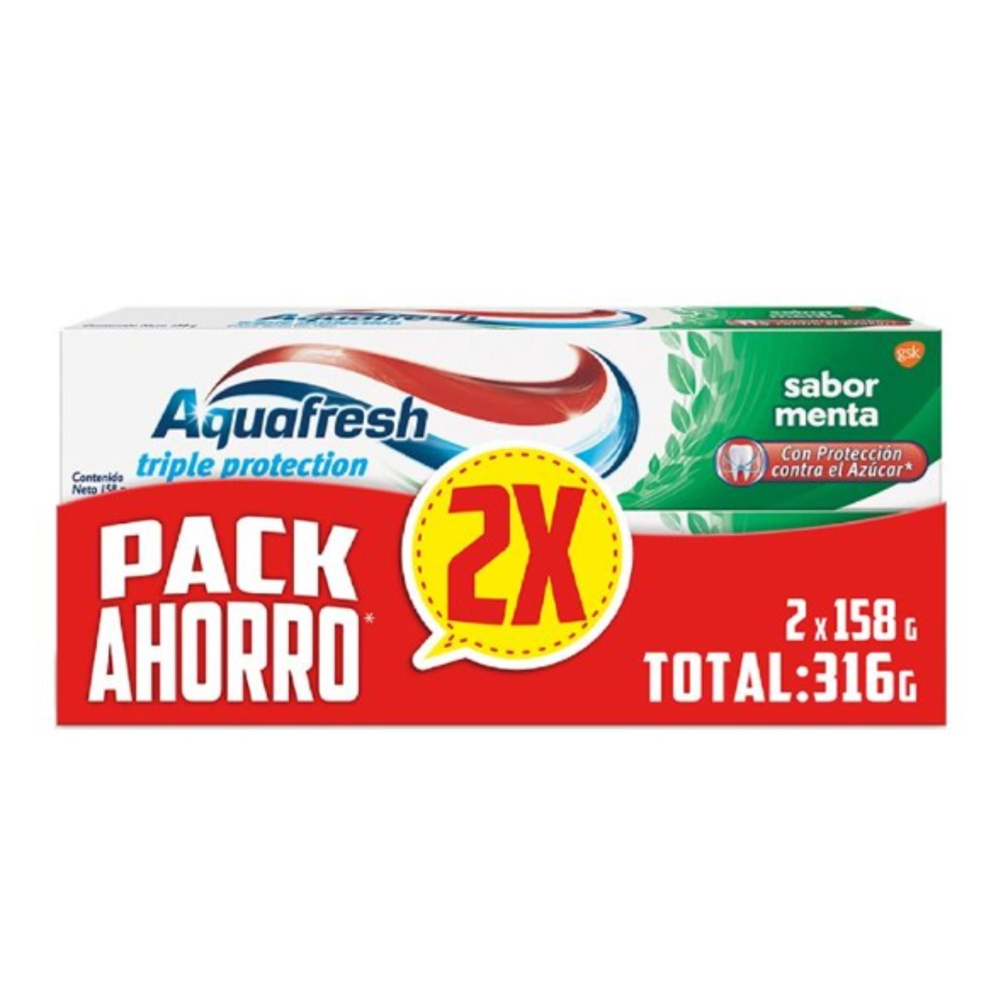 Pack Crema Dental Soft Mint 2x158g 1 Un Aquafresh