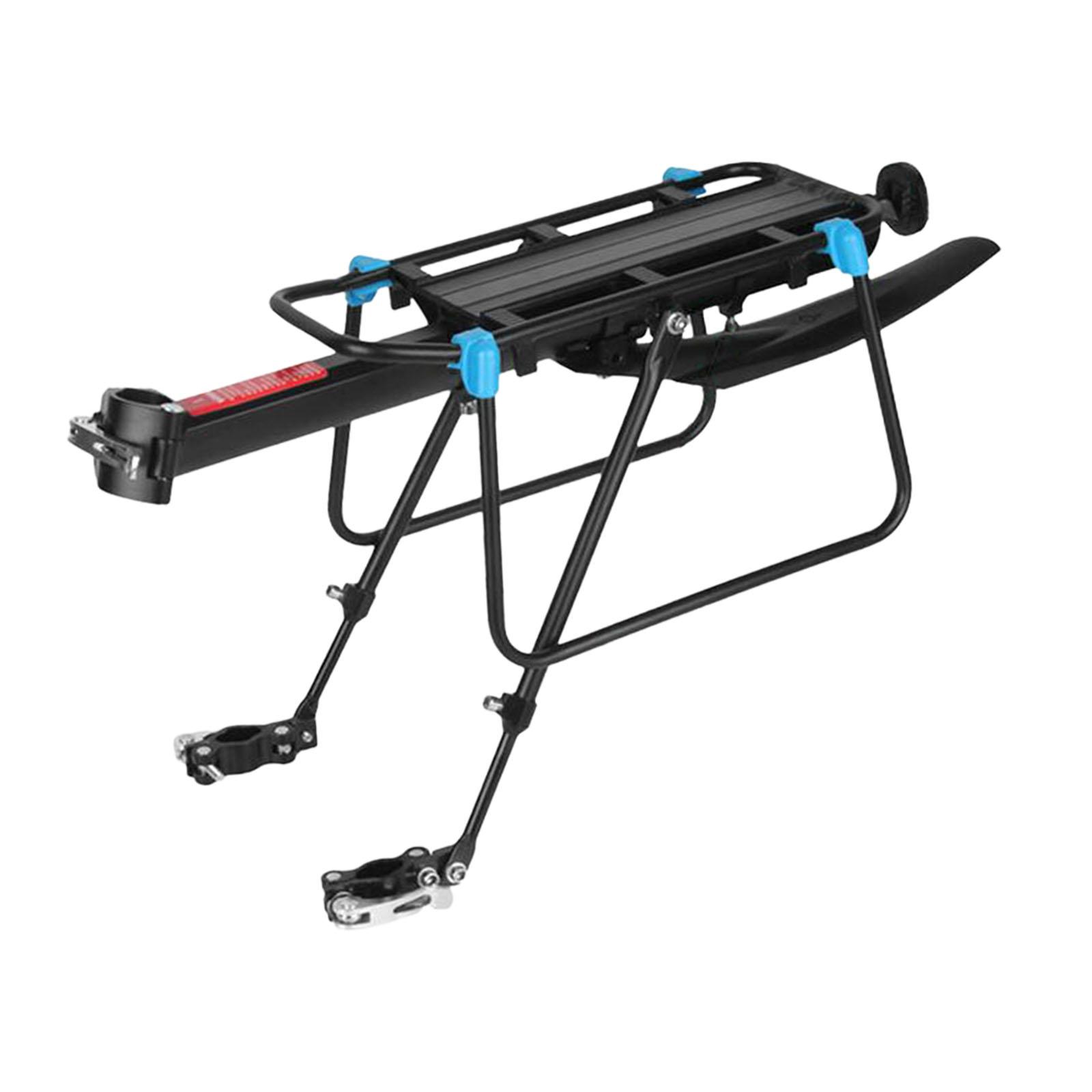 Magideal - Portaequipajes Trasero Para Bicicleta, Portaequipajes Trasero Para Bicicleta, Portaequipajes Portátil Fácil De Instalar, Accesorios Para Bicicleta De