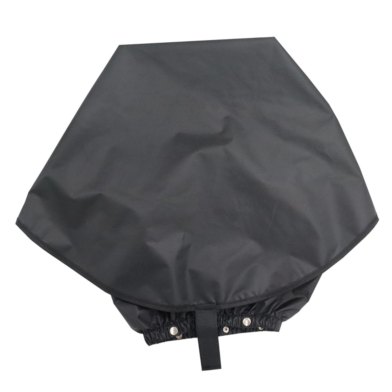Magideal - Bolsa De Golf Duradera Cubiertas De Lluvia Cubiertas De Cubierta De Lluvia Protección A Prueba De Polvo Bolsa De Golf Negra Grande Cubierta De Capucha