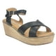 thumbnail image 3 of Sandalia Chalada Mujer Tala-1 Negro Plataforma, 3 of 7