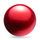 thumbnail image 1 of Trackball SANWA de repuesto para ratón, 40 mm, color rojo brillante, 1 of 7