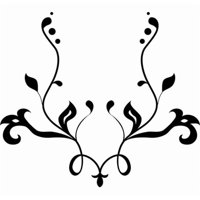 Rienda Libre Graphics - Decomural Swirling Leaf Headboard Ws-18733