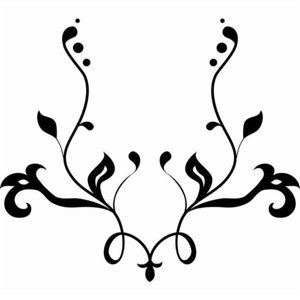 Rienda Libre Graphics - Decomural Swirling Leaf Headboard Ws-18733