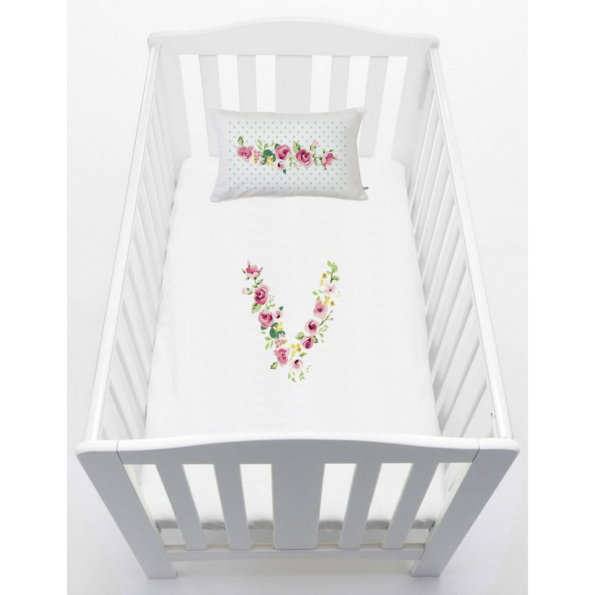 Tuyo Print - Cubreplumón Cuna Letras Vintage V