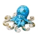 thumbnail image 3 of Figura De Pulpo De Grava De Cristal, Animal Marino Coleccionable Para El Hogar, Sala De Estar, Azul Turquesa, 3 of 5