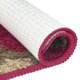 thumbnail image 4 of REGALWOVEN Alfombra de Baño Floral Lavable para Baño Rojo Amarillo 16" x 24", 4 of 6