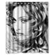 thumbnail image 1 of Cortina de ducha Madonn, juego de cortinas de baño con ganchos, tamaño 60 x 72 pulgadas, 1 of 3