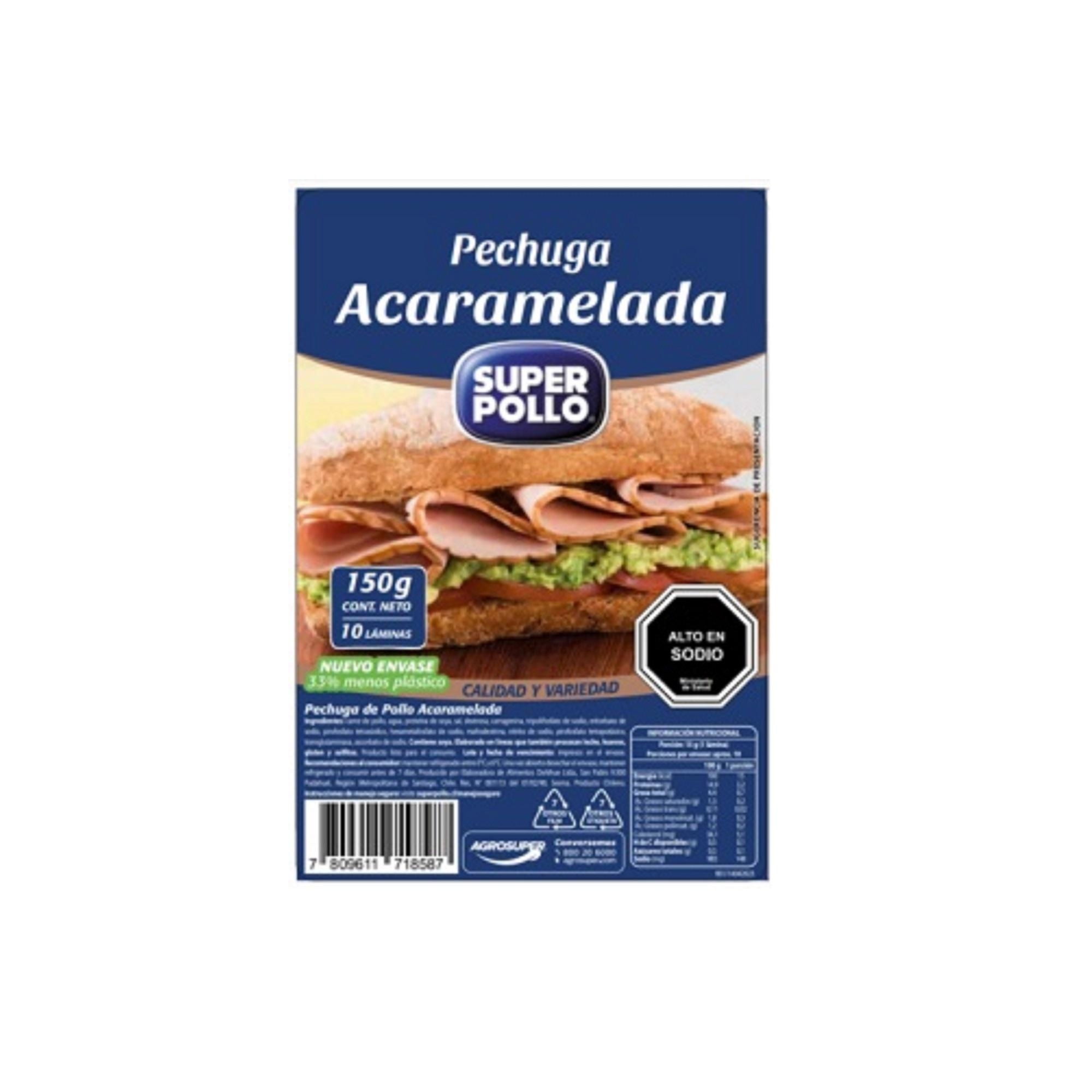 Pechuga De Pollo Acaramelada 150 g Super Pollo
