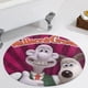 thumbnail image 5 of Película Sin Título de Wallace y Gromit Alfombra Redonda de Felpa Coral, Antideslizante, No Desprende Pelusas, Lavable y Duradera para Salón, Dormitorio y Habitación de Niños 60cm, 5 of 6