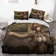 thumbnail image 1 of Att-ack on Gi-ant Eren L-evi Ani-me Soft 3D Pri-nted Du-vet Cover -Bedd-ing Set with Co-mforte-r Cover-, 1 of 5