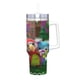 thumbnail image 2 of Wonderoos Vaso aislado de acero inoxidable con asa, diseño temático, regalo para familia, amigos y fans; incluye pajita y encaja en el portavasos estándar, 40 oz, 2 of 6