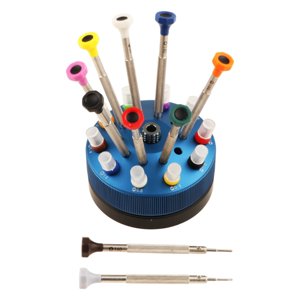 Ioensy - Juego De Destornilladores Para Relojeros, Herramientas Para Suministros, Joyería Para El Hogar, 10X