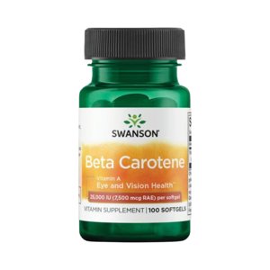 Swanson - Betacaroteno 25000 Iu 100 Softgel