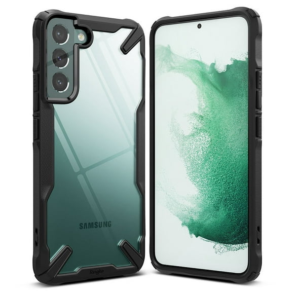 Carcasa Ringke Fusion-x Para Samsung S22 Plus-Clear Black