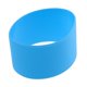thumbnail image 1 of Botella de agua antideslizante redonda de silicona al aire libre taza taza cubierta azul claro, 1 of 5