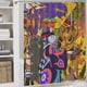 thumbnail image 5 of Mononoke Segundo capítulo Hinezumi-theme 4-Piece Shower Curtain Set with Rugs, Waterproof Bathroom Decor Set Includes Bath Mat, U-Shaped Rug, Toilet Lid Cover and Curtain with Hooks, 5 of 6
