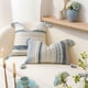 thumbnail image 5 of Funda de cojín lumbar decorativa BlissBlush Coastal Blue, 5 of 8