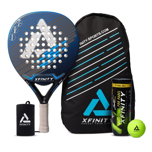 Pack Padel Pala Nova - Mochila - Muñequera - Tarro Pelotas