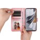 thumbnail image 5 of Funda tipo cartera FOXDOCK para OPPO Reno 10 Pro 5G , diseño girasol en relieve, cuero PU, cierre magnético, soporte y tarjetero, 5 of 5