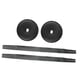 thumbnail image 5 of 2 piezas cinturón de platillo mango de platillo Gong chino Sinfonía reparación instrumento de percusión accesorio de instrumento correa de platillo , negro, 5 of 5