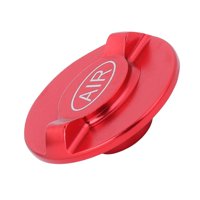 Magideal - Amortiguador De Bicicleta De Montaña, Cubierta De Válvula De Horquilla Delantera, Piezas De Repuesto De Aleación De Aluminio, Protector De Horquilla Rojo