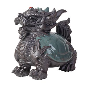 Bothyi - Estatua De Tortuga Dragón Decoración Del Hogar Moderna Para Vacaciones Oficina Decoración Del Hogar Acentos
